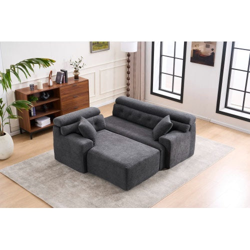 LY-029B WHITE COMPRESSION SOFA