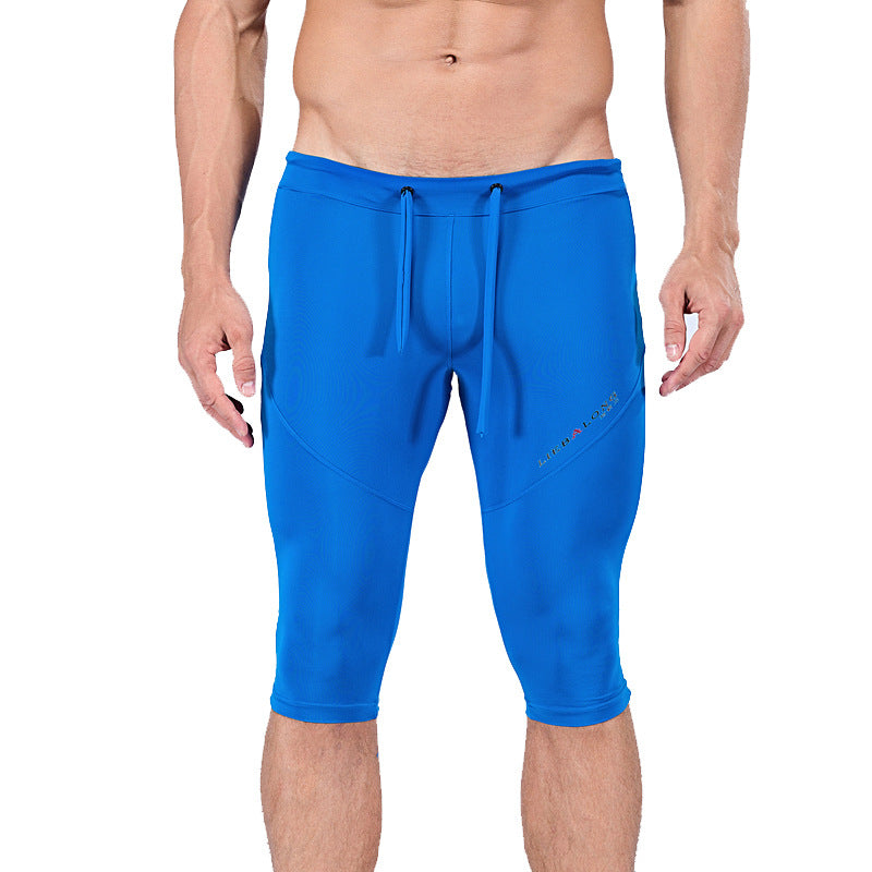 Fitness Men's Sports Five-point Tight Track And Field Pants