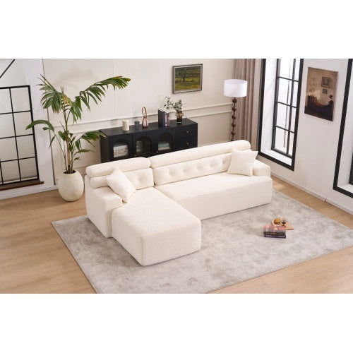 LY-029B WHITE COMPRESSION SOFA