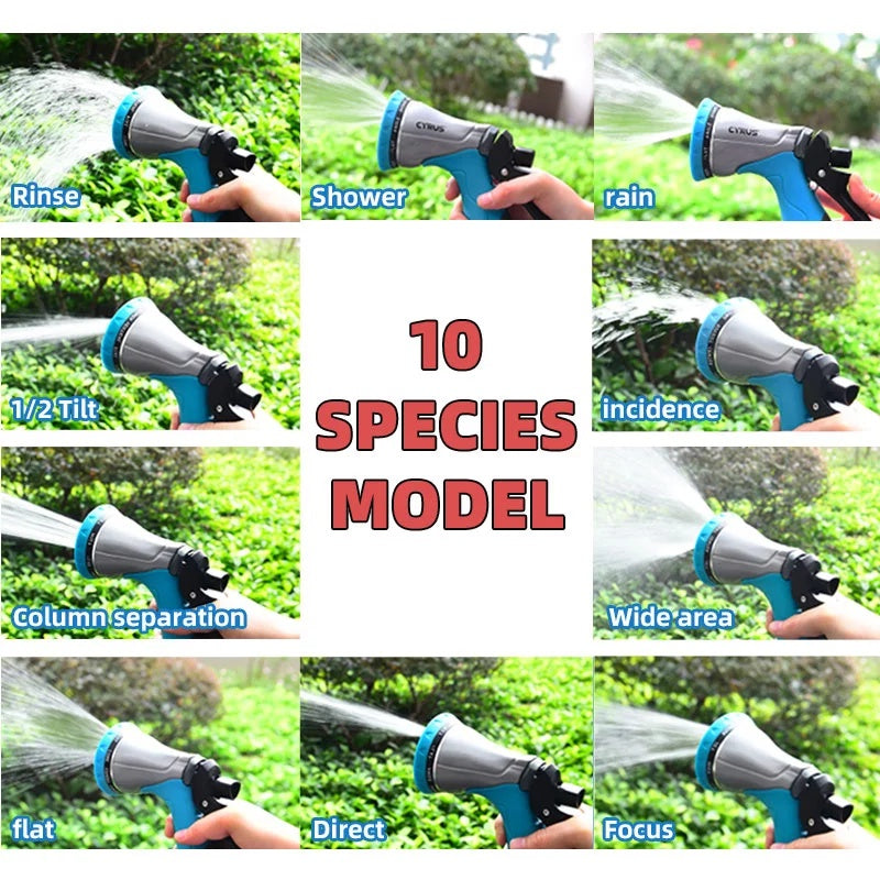 Garden Sprayer Water Spray Bottle Mist Gun Ten Modes