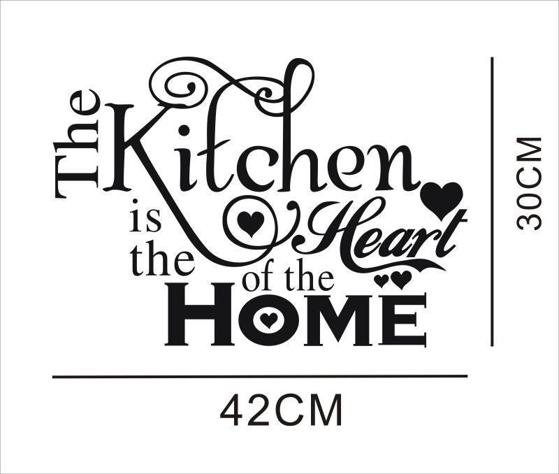 Kitchen Dining English Home Carved Wall Stickers