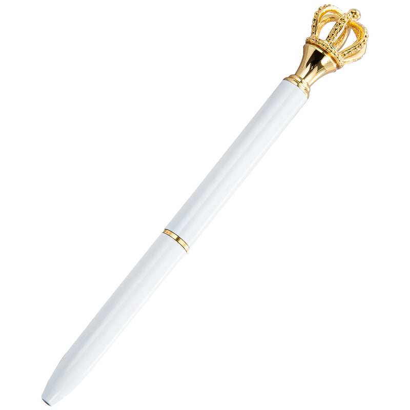 Crown Band Diamond Metal Ballpoint Pen Scepter Metal