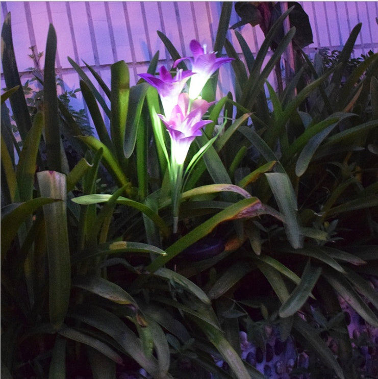 Outdoor Solar Garden Light Waterproof 7 LED Colorful