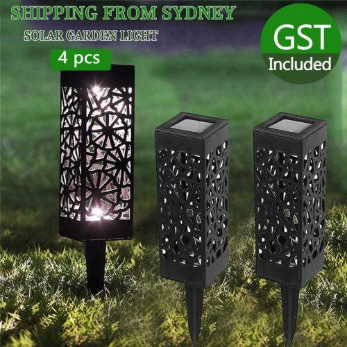 4pcs LED Solar Garden Ground Lights Sensor Light