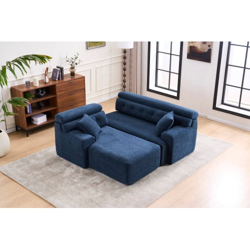 LY-029B WHITE COMPRESSION SOFA