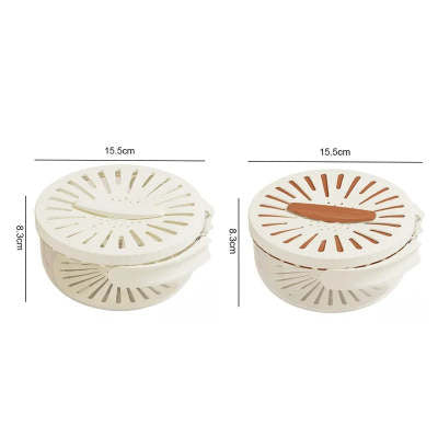 Fruit Drain Basket With Lid Vegetable Washing Bowl Foldable