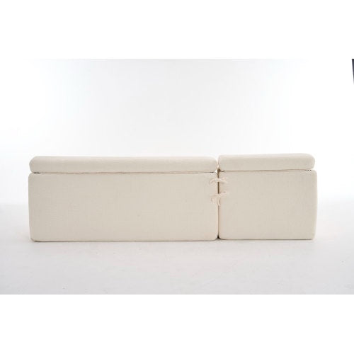 LY-029B WHITE COMPRESSION SOFA