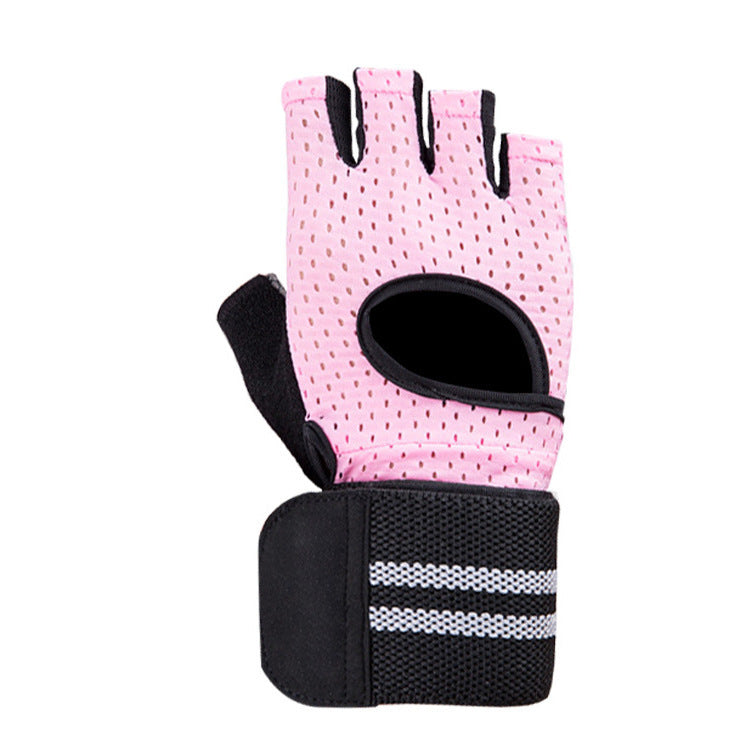 Men's And Women's Sports Fitness Gloves Men's And Women's Half-finger