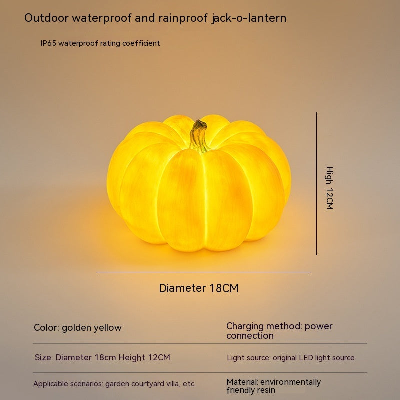 Outdoor Solar Pumpkin Lights Rural Farm Creative Luminous Landscape