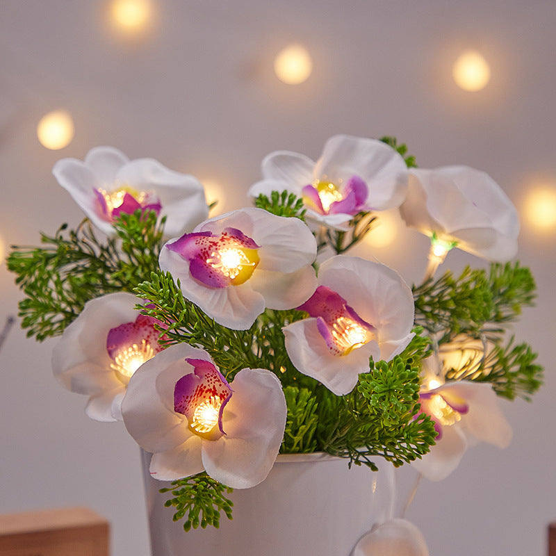 Led Simulation Phalaenopsis Lamp Outdoor Waterproof