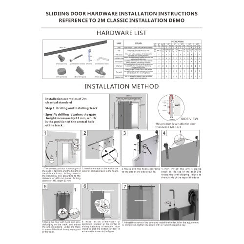 Sliding Barn Door Hardware