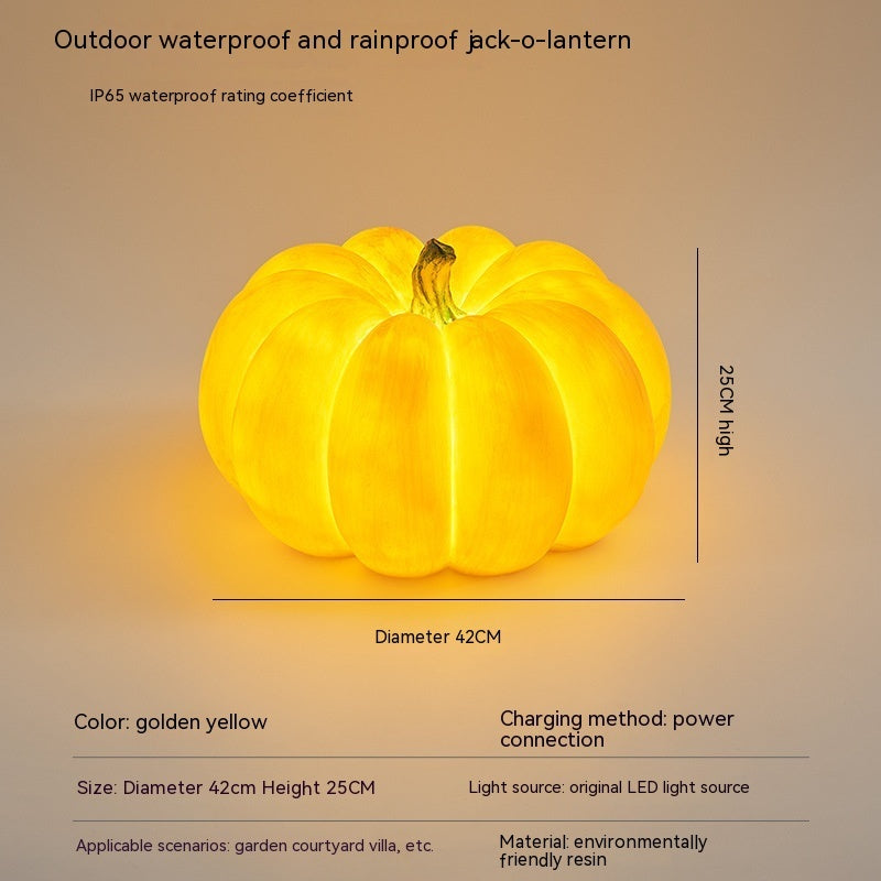 Outdoor Solar Pumpkin Lights Rural Farm Creative Luminous Landscape