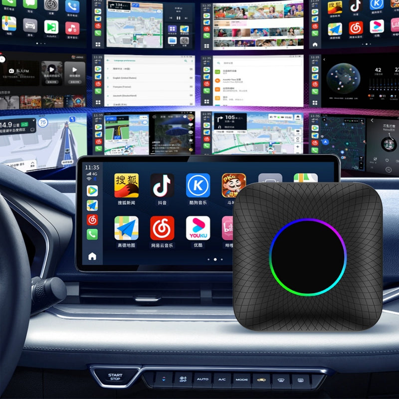 Tbox-Led Wireless Carplay Moxibustion Box Android