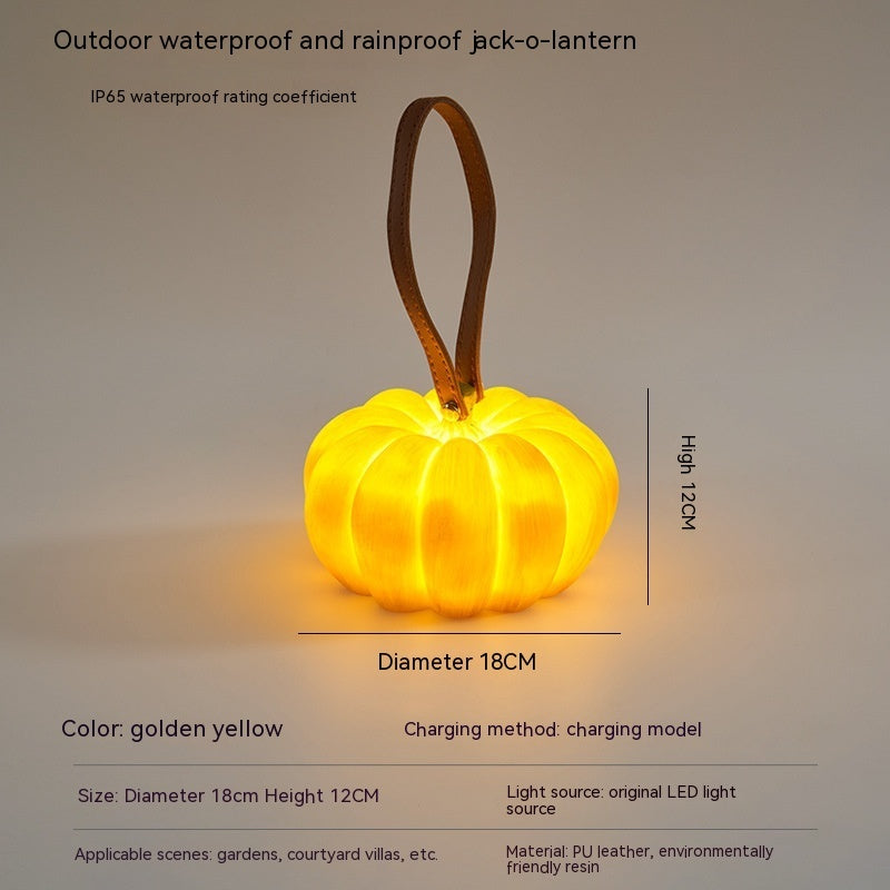 Outdoor Solar Pumpkin Lights Rural Farm Creative Luminous Landscape