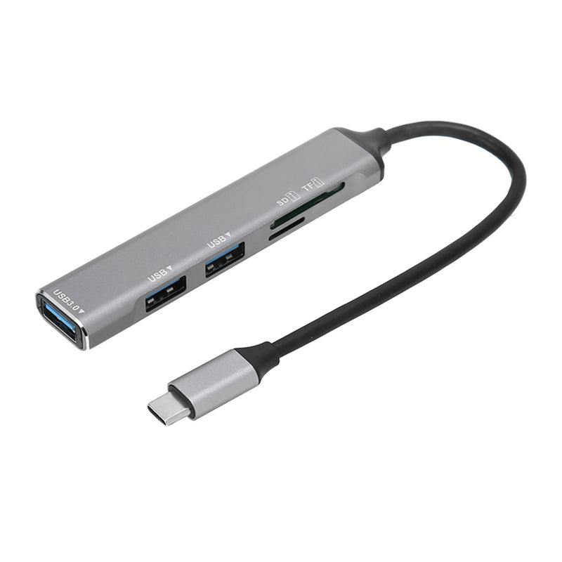 USB C Hub 5 in 1 Plug and Play Type C Hub Metal Electronics