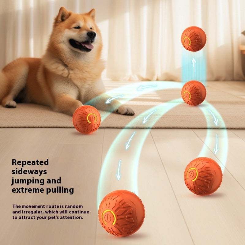 Pets Electric Jumping Ball Automatic Dog-teasing Luminous