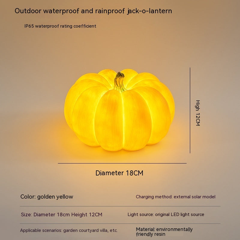 Outdoor Solar Pumpkin Lights Rural Farm Creative Luminous Landscape