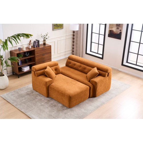 LY-029B WHITE COMPRESSION SOFA