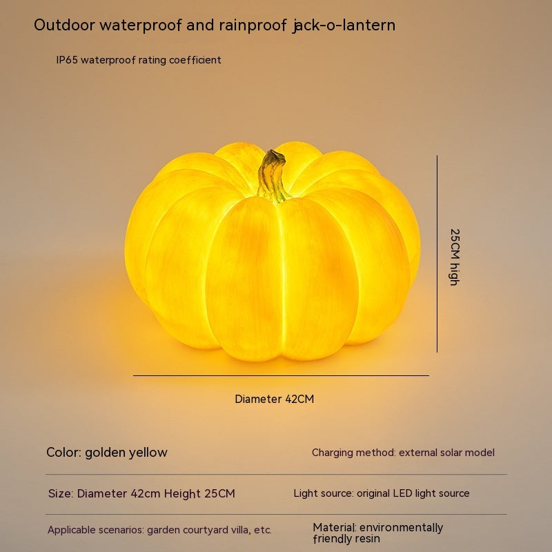 Outdoor Solar Pumpkin Lights Rural Farm Creative Luminous Landscape