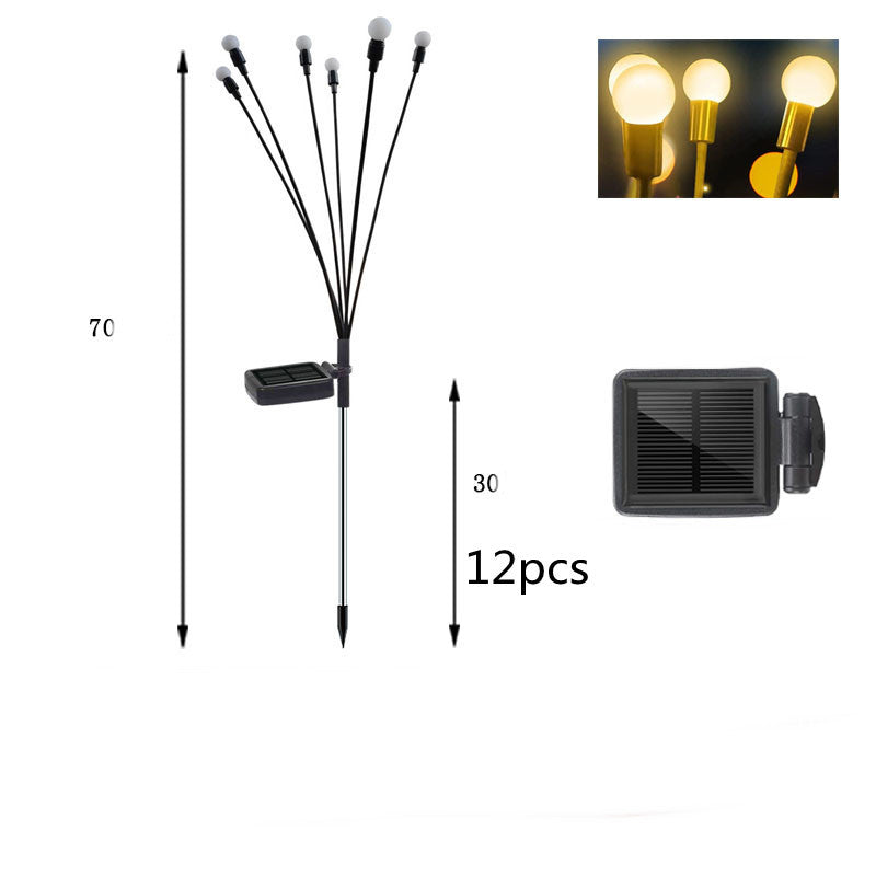 Simulation Firefly Solar Light Outdoor Garden Decoration Lawn