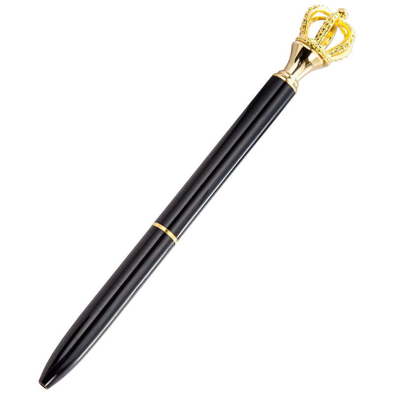 Crown Band Diamond Metal Ballpoint Pen Scepter Metal